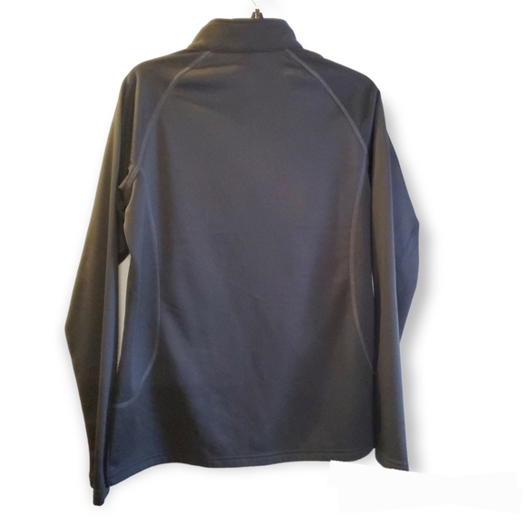 𝅺Eddie Bauer Large black women's  Full-Zip Microfleece Jacket - Picture 3 of 13